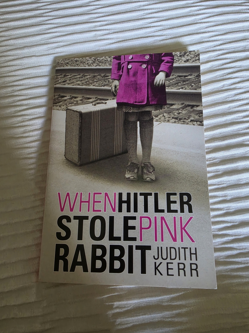 Scholastic Pink and Black When Hitler Stole Pink Rabbit by Judith Kerr